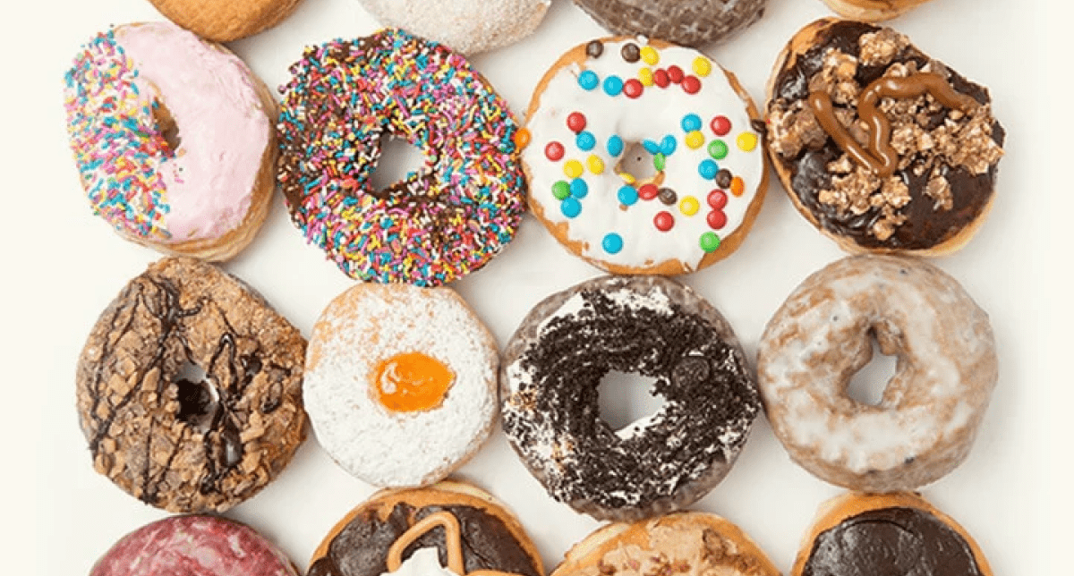 menu Krispy Kreme Doughnuts